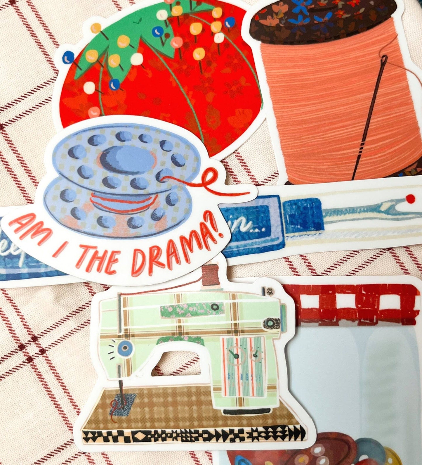 Seam Ripper Vinyl Sticker