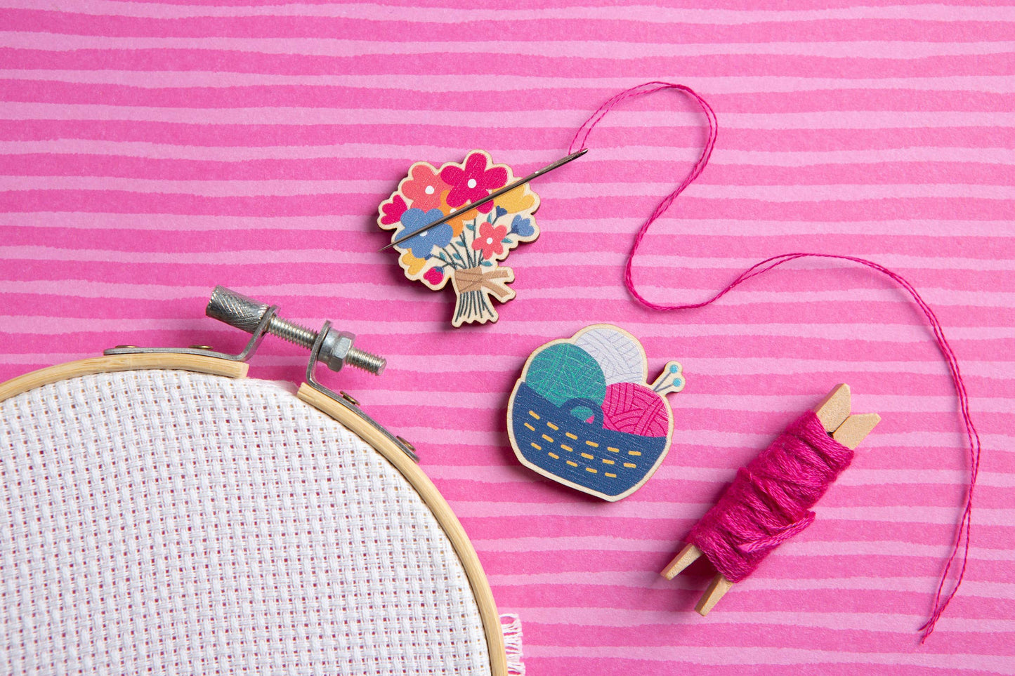 Flower Posy Magnetic Needle Minder | Gift for Crafters