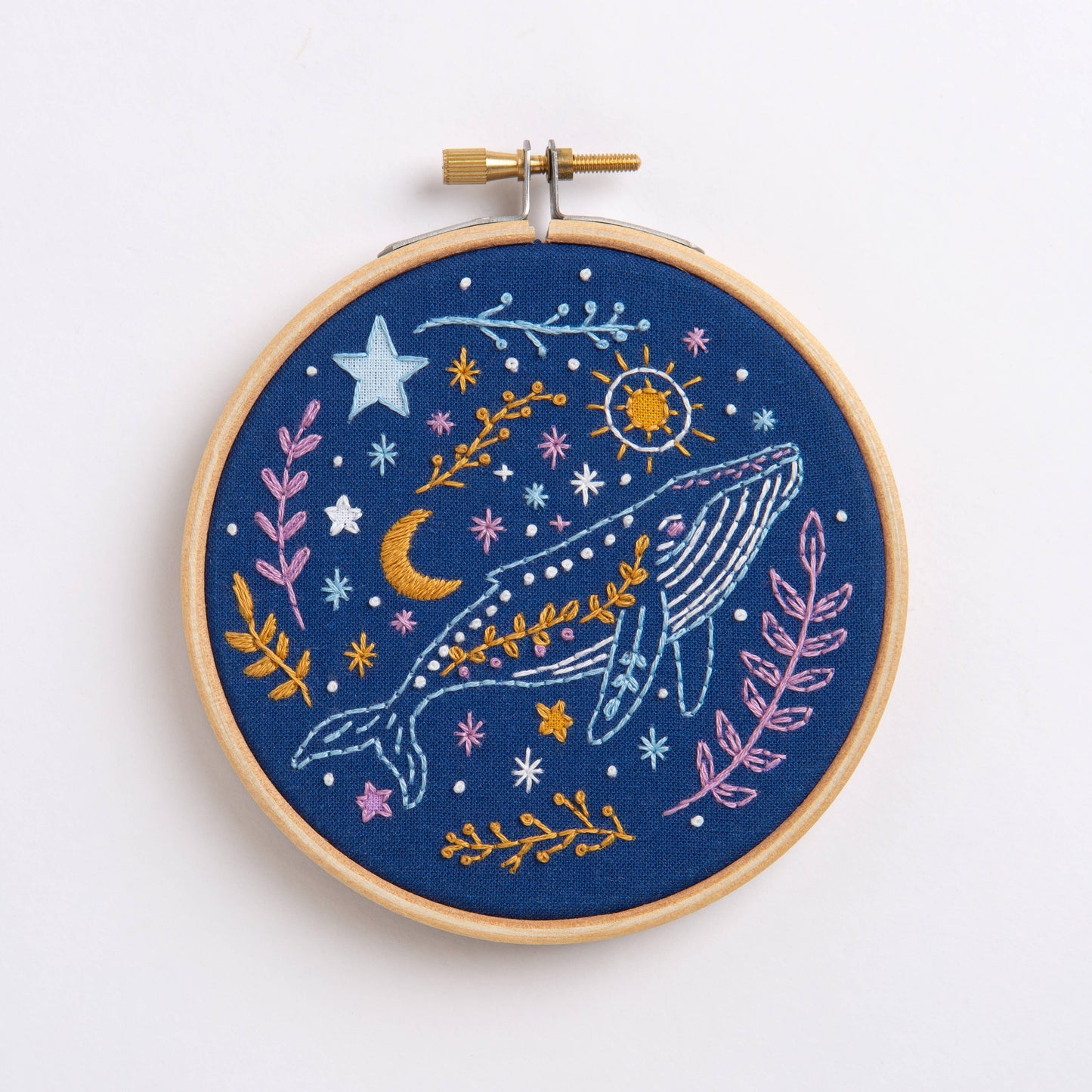 Celestial Whale Mini Embroidery Kit