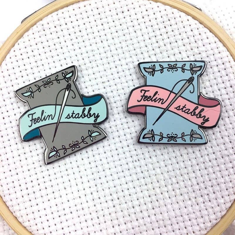Hard Enamel Feeling Stabby Magnetic Needle Minder