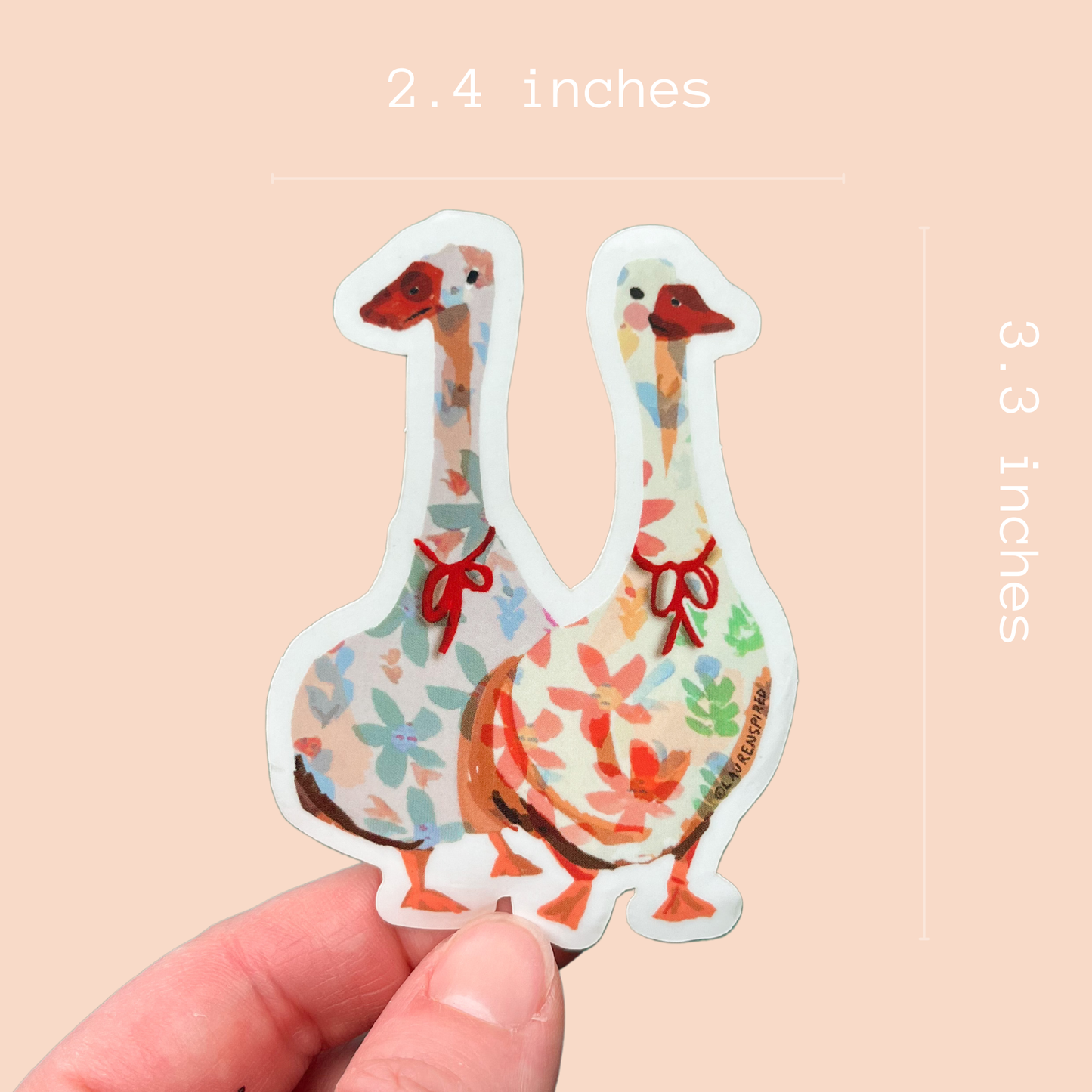 Silly Goose Vinyl Sticker