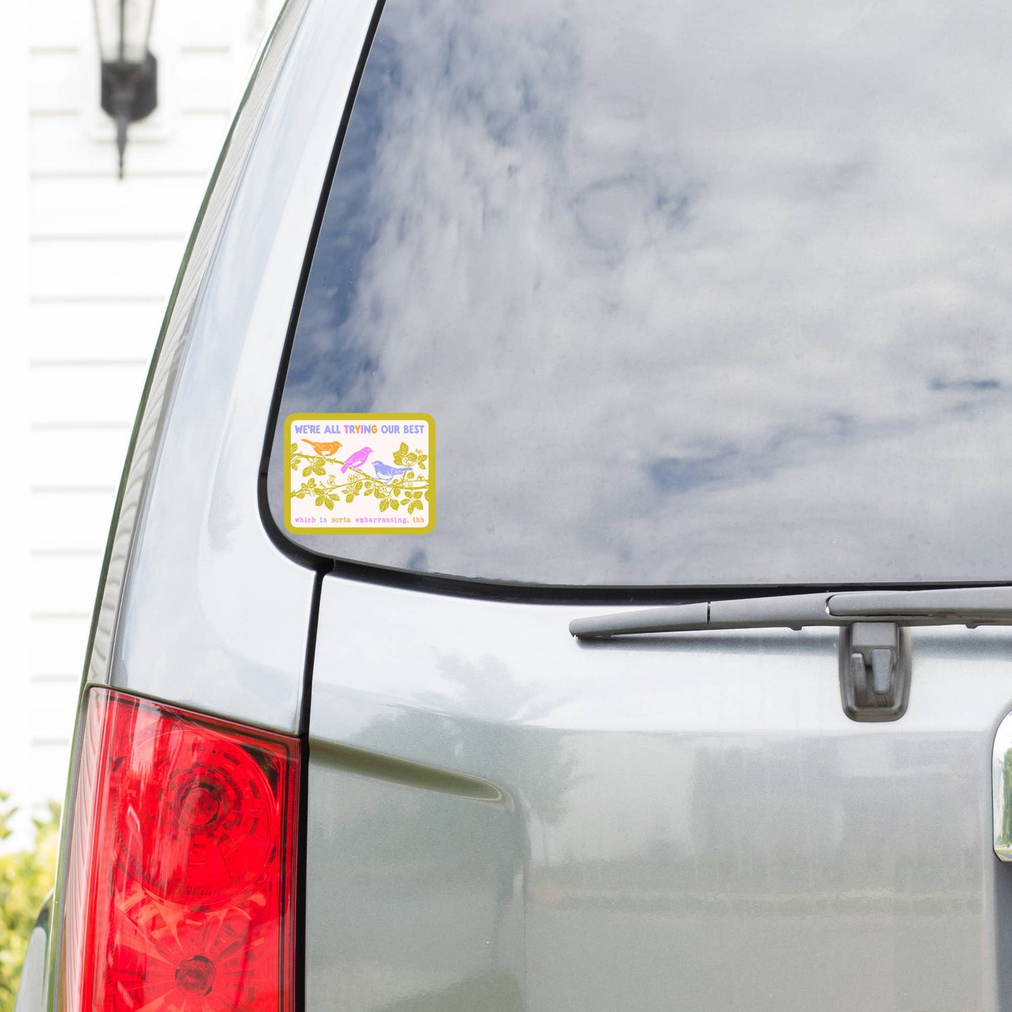 Sarcastic Bird Motivational Funny High Quality Vinyl Sticker