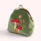 Velvet Coin Purse - Toadstools