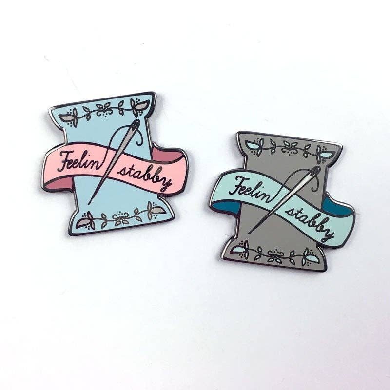 Hard Enamel Feeling Stabby Magnetic Needle Minder