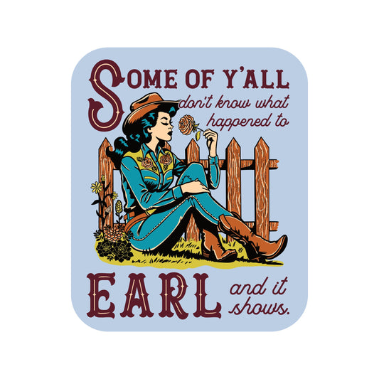 Country Cowgirl Song Friendship High Quality Vinyl Sticker