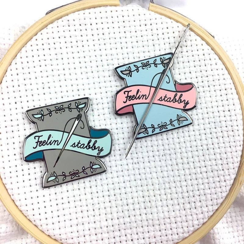 Hard Enamel Feeling Stabby Magnetic Needle Minder
