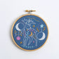 Celestial Deer Mini Embroidery Kit | Complete Craft Kit for Beginners