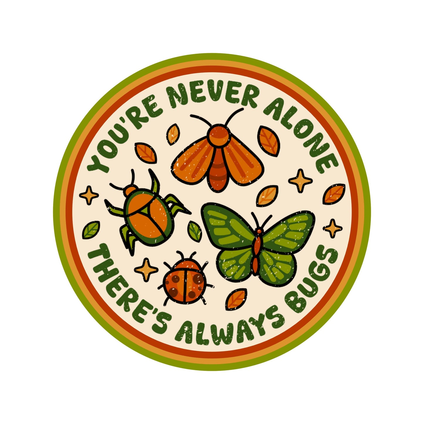 Adorable Insect Bug Lover Cute High Quality Vinyl Sticker