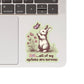 Cute Funny Bunny Rabbit Anxiety High Quality Vinyl Sticker