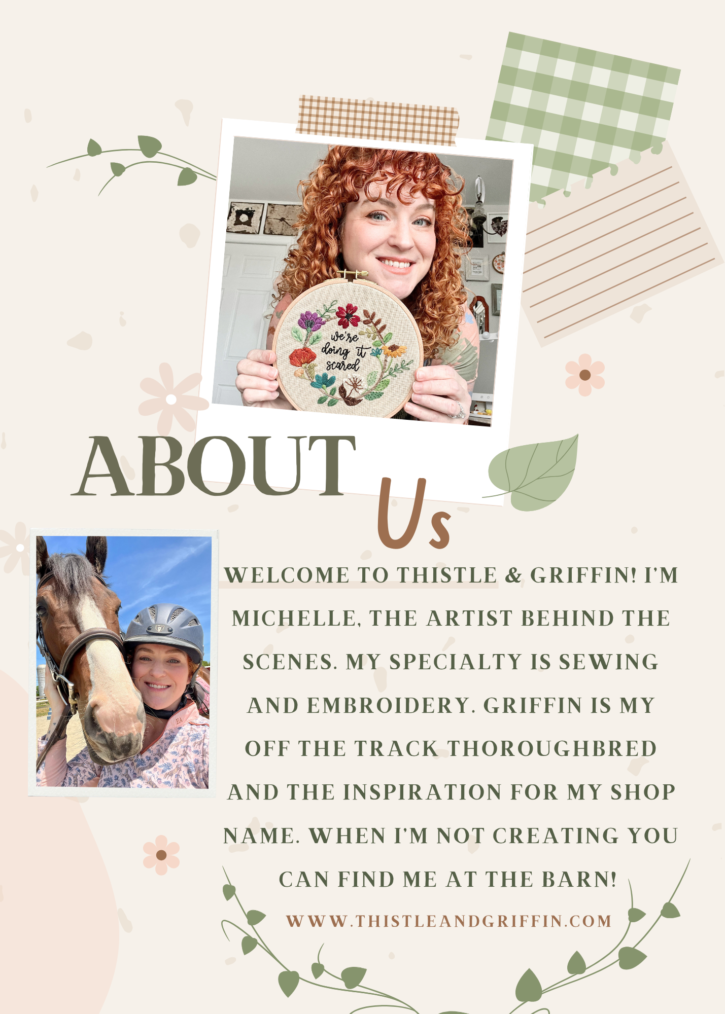 DIY Stick and Stitch Flower Bunches Embroidery Stickers