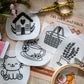 Cottagecore DIY Stick and Stitch Embroidery Stickers