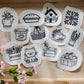 Cottagecore DIY Stick and Stitch Embroidery Stickers