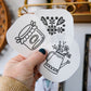 Cottagecore DIY Stick and Stitch Embroidery Stickers