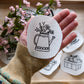 Cottagecore DIY Stick and Stitch Embroidery Stickers