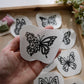 Butterflies and Moths DIY Stick and Stitch Embroidery Stickers