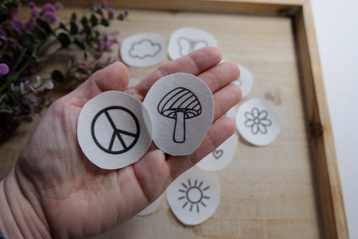 Minis DIY Stick and Stitch Embroidery Stickers