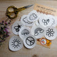 Minis DIY Stick and Stitch Embroidery Stickers