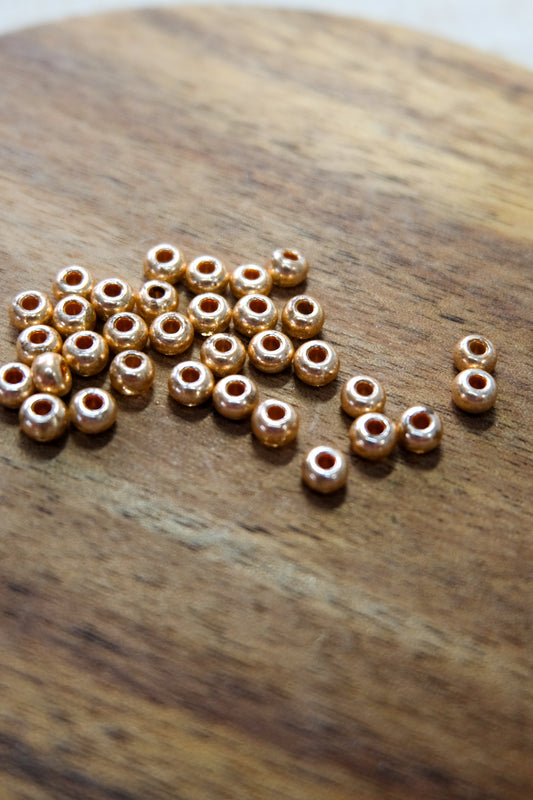 Gold Seed Beads Size 6/0 or 4mm