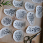 DIY Stick and Stitch Flower Bunches Embroidery Stickers