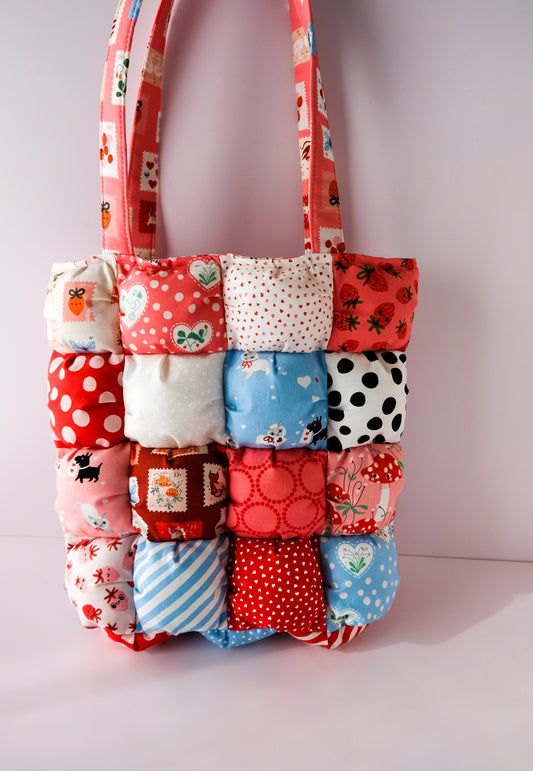 Cloud Tote Bag | Valentine Stamps Size Large