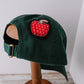Veggie Baseball Hat in Hunter Green | Handmade Applique