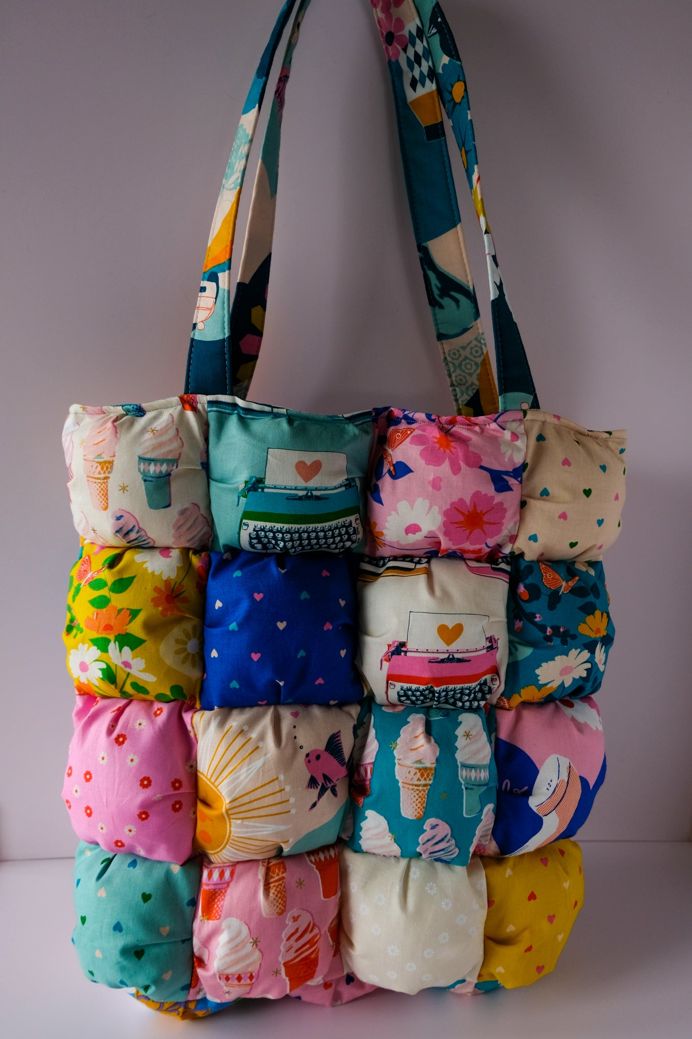 Puff Tote PDF Sewing Pattern Tutorial | Cloud Bag Instructions