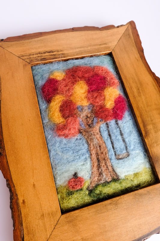 Autumn Tree Original Framed Art