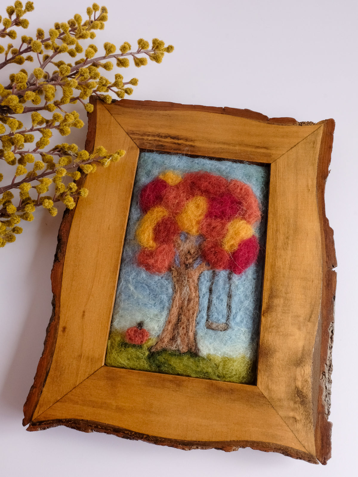 Autumn Tree Original Framed Art
