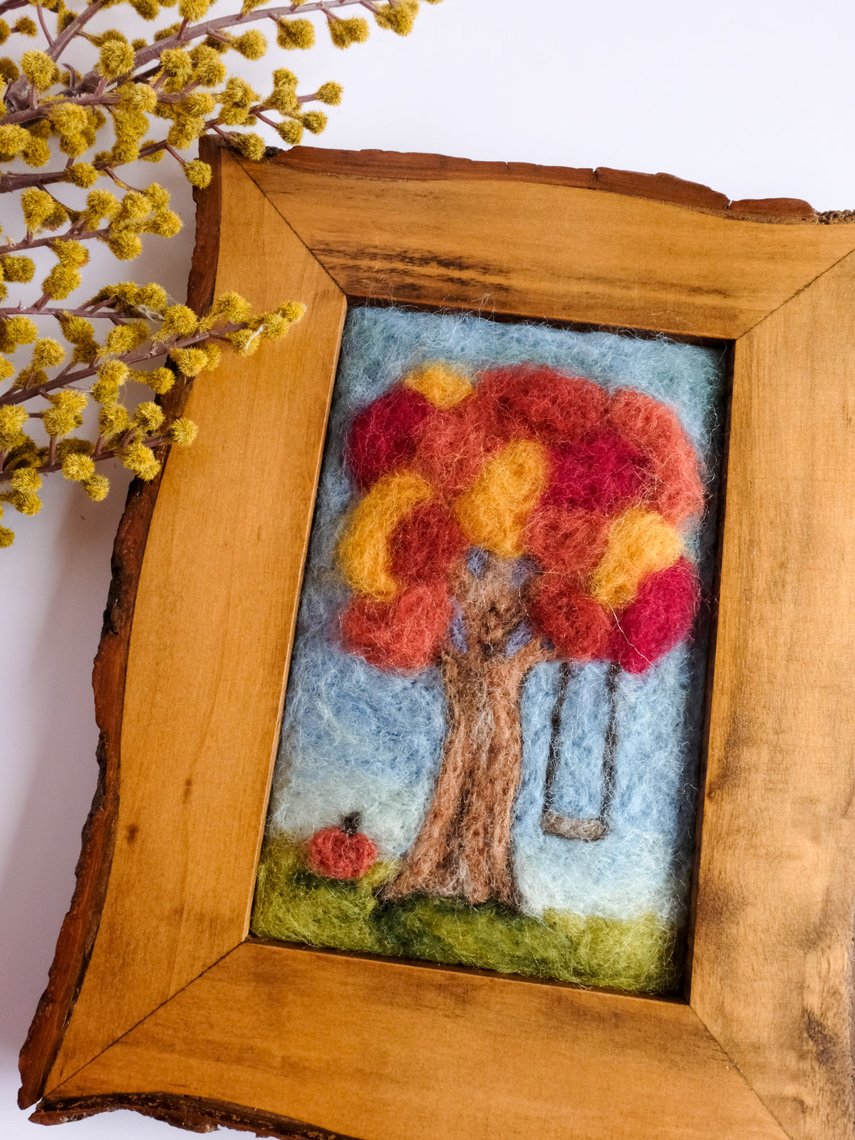 Autumn Tree Original Framed Art