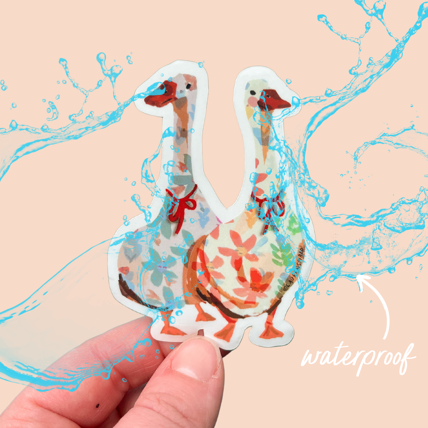 Silly Goose Vinyl Sticker