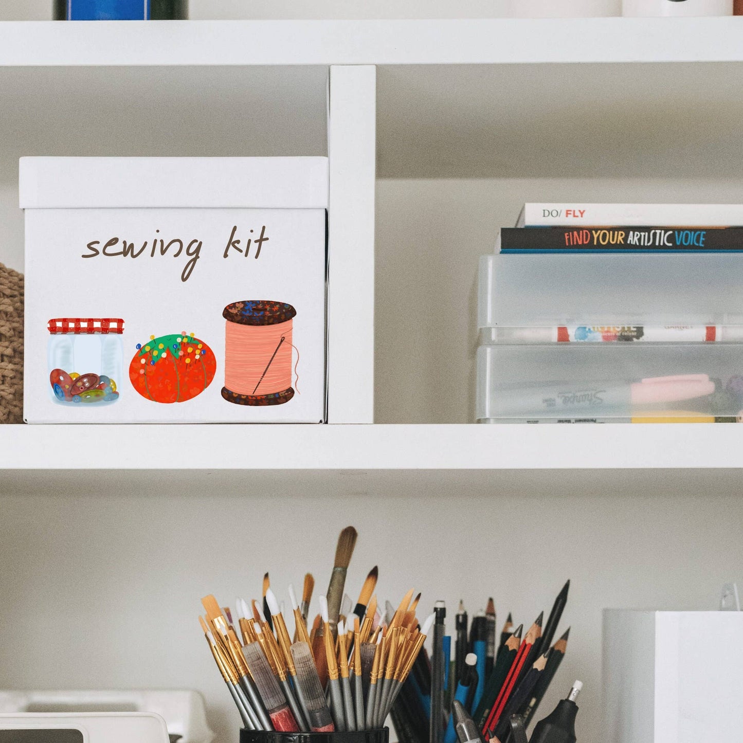 Spool Of Thread Vinyl Sewing Sticker