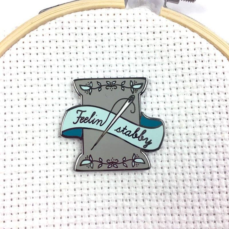 Hard Enamel Feeling Stabby Magnetic Needle Minder