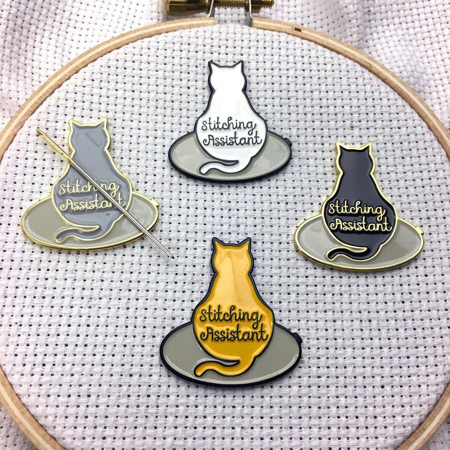 Stitching Assistant Kitty Needle Minder