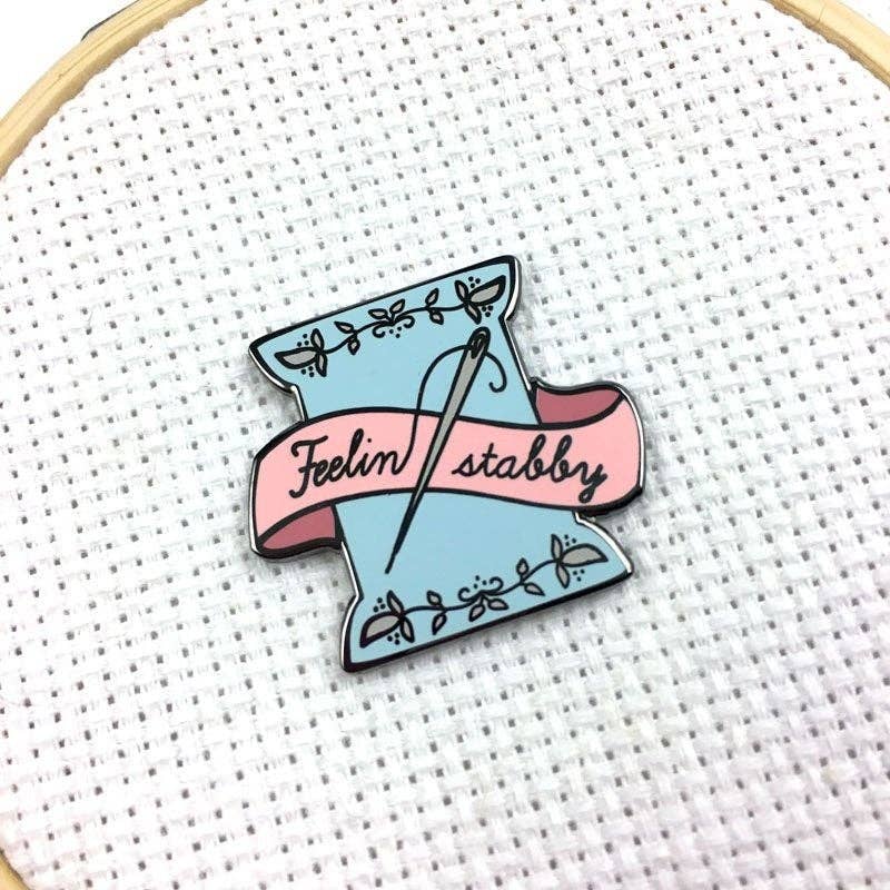 Hard Enamel Feeling Stabby Magnetic Needle Minder