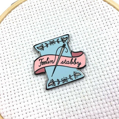 Hard Enamel Feeling Stabby Magnetic Needle Minder