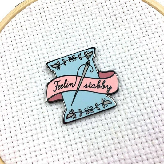Hard Enamel Feeling Stabby Magnetic Needle Minder