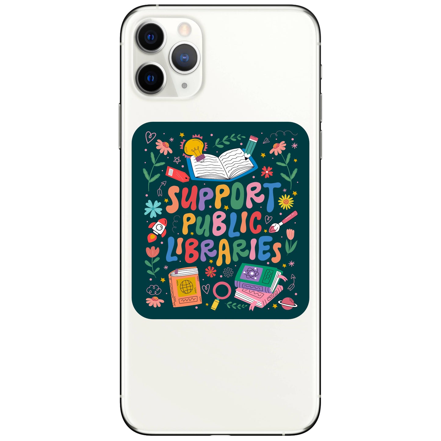 Book Community Schools Library High Quality Vinyl Sticker